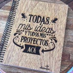 Cuaderno madera Ideas
