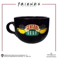 Tazón Negro Central Perk - Friends