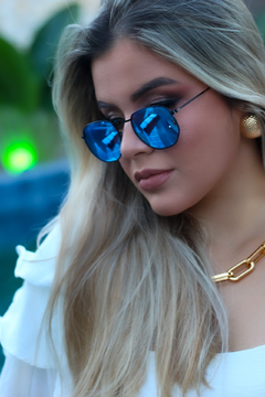 oculos exagonal lady - Oculos Infinity Gold Brasil