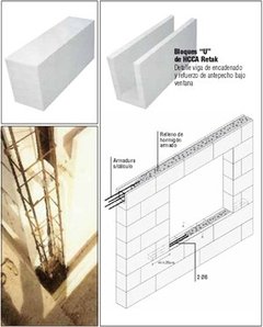 Ladrillos retak U 15x25x50 cm - comprar online