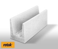 Ladrillos retak U 15x25x50 cm