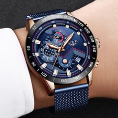 Relógio LIGE pulseira em malha de aço Original - comprar online
