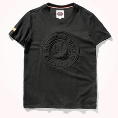Camiseta 100% algodão estampa relevo original - loja online