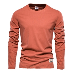 Camiseta manga longa masculina 100% algodão - Mayortstore | Roupas, Relógios e acessórios 