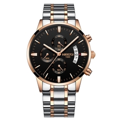 Relógio masculino NIBOSI Luxury novo modelo na internet