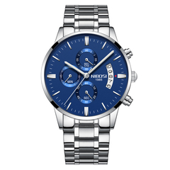 Relógio masculino NIBOSI Luxury novo modelo