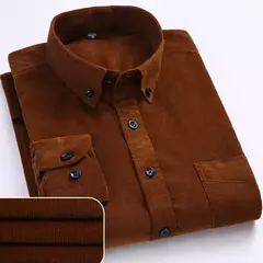 Camisa masculina casual veludo MS® 01590