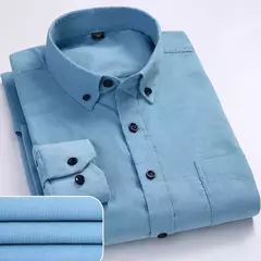 Camisa masculina casual veludo MS® 01590