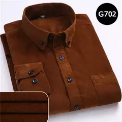 Camisa masculina casual veludo MS® 01590