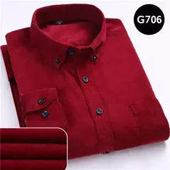 Camisa masculina casual veludo MS® 01590