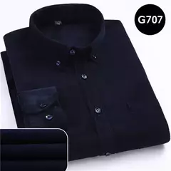 Camisa masculina casual veludo MS® 01590