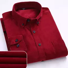 Camisa masculina casual veludo MS® 01590