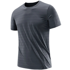 Camiseta masculina tecido Elástico-não amassa