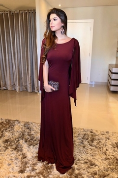 LOCAÇÃO Vestido Marsala