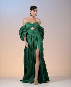 LOCAÇÃO Vestido Verde Esmeralda