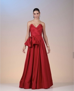 LOCAÇÃO Vestido Vermelho Tomara que Caia