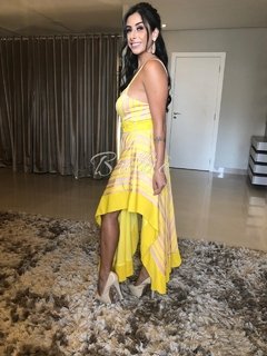 Vestido Midi Amarelo - comprar online