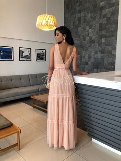 LOCAÇÃO Vestido Rosa Romantic - comprar online