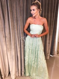 LOCAÇÃO Vestido Renda Chá Verde - comprar online