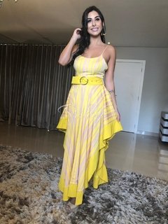 Vestido Midi Amarelo