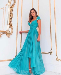 Vestido Serena Verde Tiffany