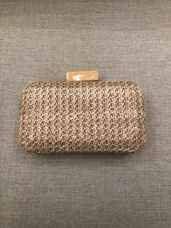 Clutch Nude Palha