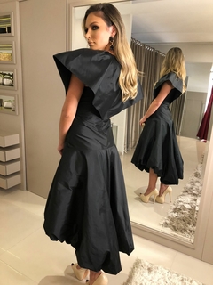 LOCAÇÃO Vestido Midi Preto Glam - comprar online