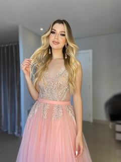 LOCAÇÃO Vestido Princesa Rosa