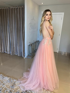 Imagem do LOCAÇÃO Vestido Princesa Rosa