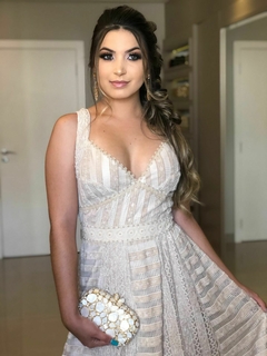 Vestido Renda Baunilha - comprar online