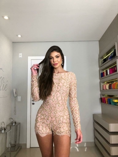 LOCAÇÃO Vestido Rosa curto