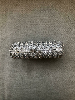 LOCAÇÃO Clutch Prata Pedraria - comprar online