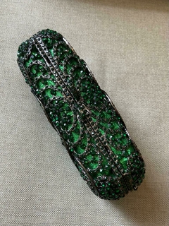 LOCAÇÃO Clutch Verde Pedraria - comprar online