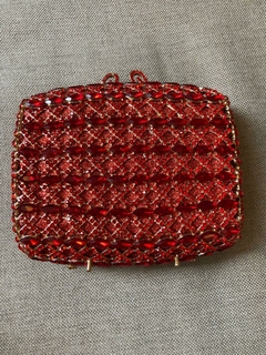 LOCAÇÃO Clutch Vermelha Pedraria