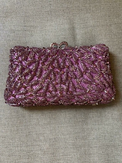 LOCAÇÃO Clutch Lavanda/lilás pedraria