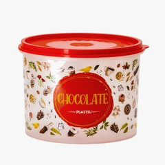 Pote M Chocolate Linha Floral - Cod. 650035 - comprar online