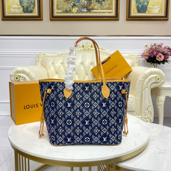 BOLSA NEVERFULL MM MAISON SINCE 1854 AZUL