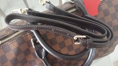 Réplica de Bolsa Baú Speedy Bandouliére Damier Ebene 30 - PREMIUM - loja online