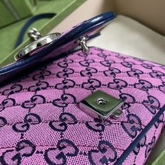 Imagem do BOLSA DE OMBRO MARMONT MULTICOLOR ROSA E AZUL