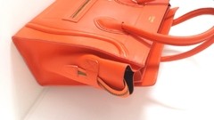 RÉPLICA BOLSA CÉLINE LUGGAGE COURO - LARANJA - COURO PREMIUM - comprar online