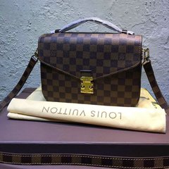 BOLSA DE GRIFE POCHETTE MÉTIS DAMIER EBENE