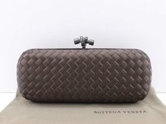 Bolsa para Festa Bottega Veneta Clutch Coffee