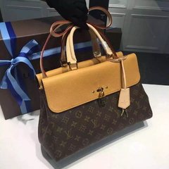 BOLSA VENUS CANVAS MONOGRAM CARAMELO