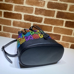 BOLSA BUCKET PSYCHEDELIC PRETA - Réplicas de Bolsas Grifes Famosas