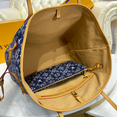 BOLSA NEVERFULL MM MAISON SINCE 1854 AZUL na internet