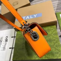 BOLSA GUCCI PETITE GG PEQUENA “LARANJA” - loja online