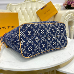 BOLSA NEVERFULL MM MAISON SINCE 1854 AZUL - loja online