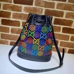 BOLSA BUCKET PSYCHEDELIC PRETA