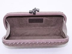 Bolsa Festa Bottega Veneta Clutch Silver - Premium na internet