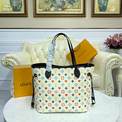 BOLSA NEVERFULL MM GAME ON BLANC CANVAS MONOGRAM na internet